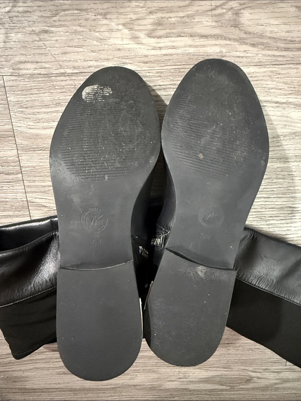 Michael Kors Hamilton Leather Knee High Riding Boots Sz 5